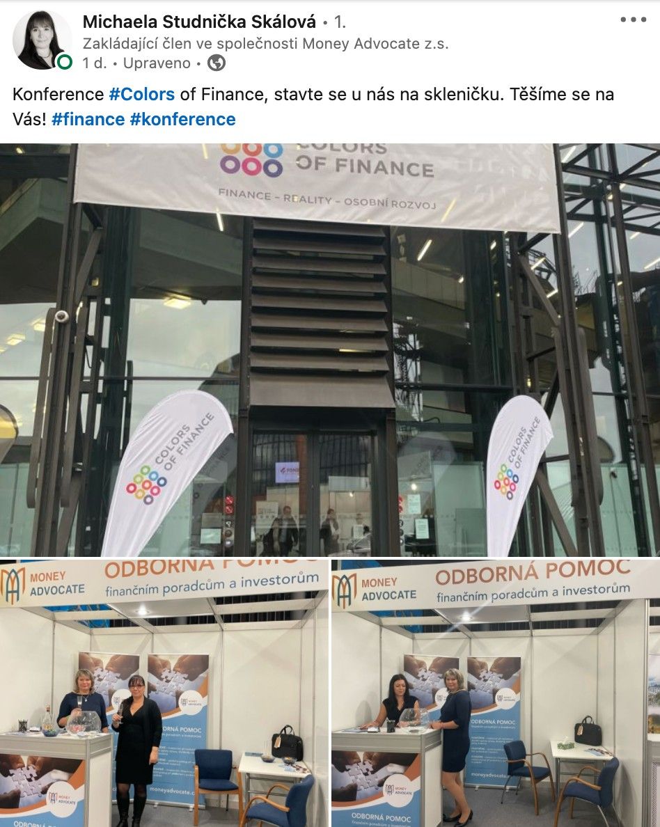 reakce na konferenci Colors of Finance