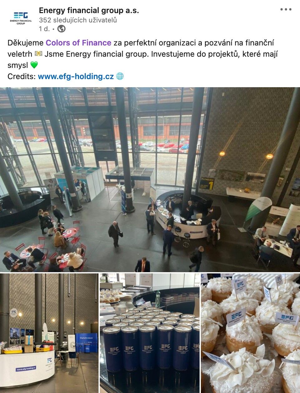 reakce na konferenci Colors of Finance